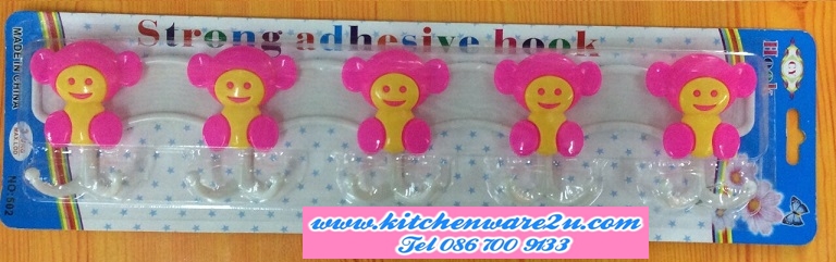 P02303 ขอแขวน 5ขอแผง 155 ราคาต่อโหล (คลิ๊กที่สินค้าเพื่อดูรายละเอียด)