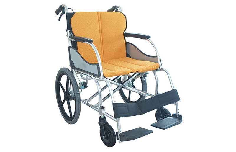 รถเข็นวีลแชร์น้ำหนักเบา แบรนด์ญี่ปุ่น Matsunaga Wheelchair (車いす) รุ่น MWSL2D สะดวกพกพา กะทัดรัด น้ำหนักเบา
