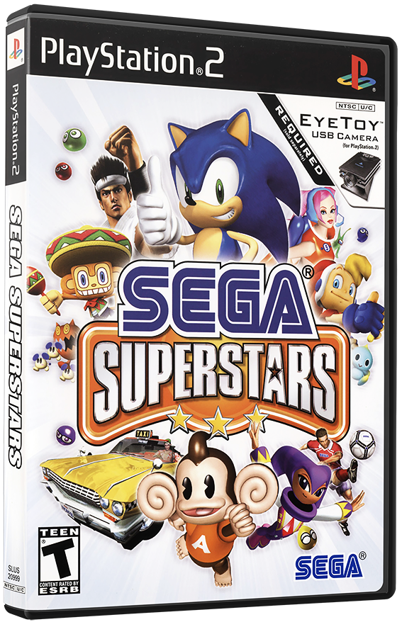 แผ่นเกมส์ PS2 : Sega SuperStars