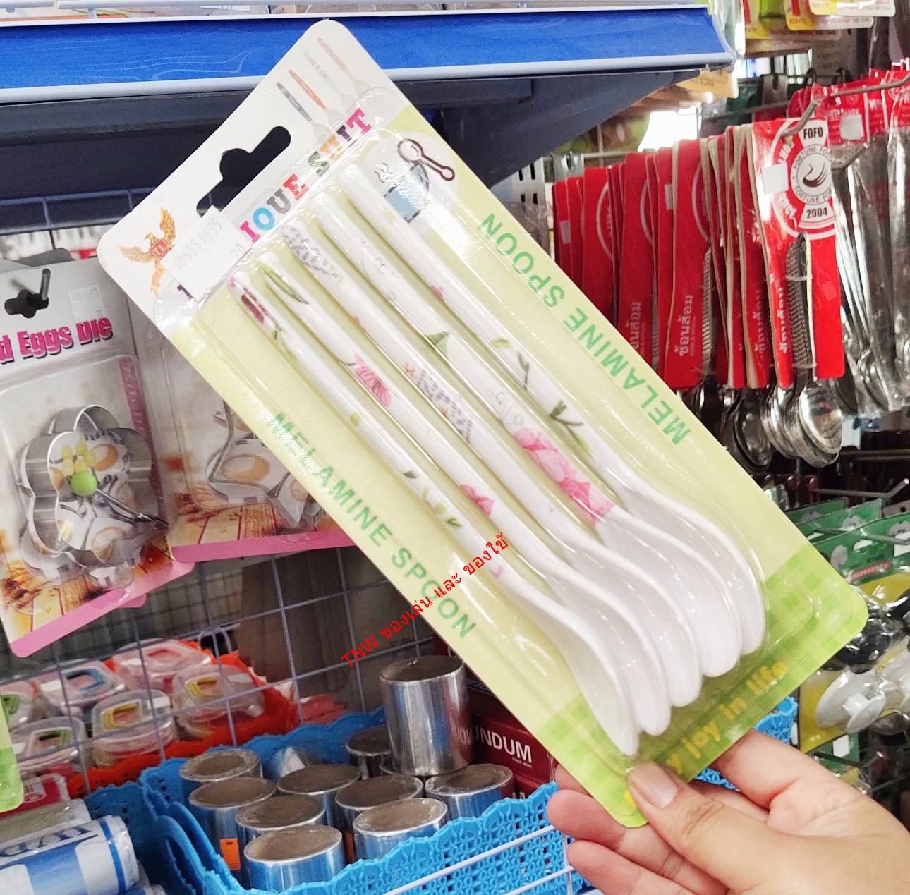 ช้อนยาว ช้อนด้ามยาว เมลามีน ( 1แพ็ค 5 ชิ้น )
