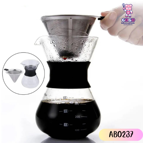 เหยือกดริปกาแฟ ขนาด 400 ml กาชงกาแฟ กาดริปกาแฟ