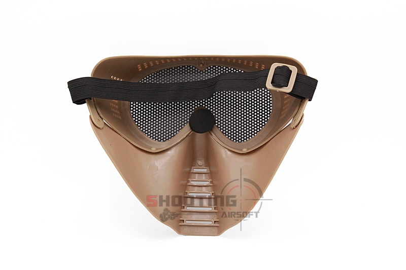 หน้ากากลิง เลนส์ตะแกรง