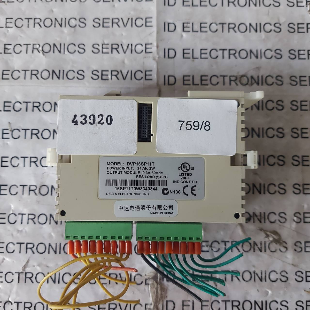 PLC " DELTA " MODEL : DVP16SP11T