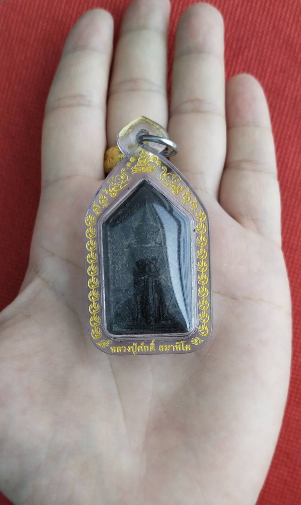 ท้าวเวสสุวรรณ รุ่นแรก หลังตะกรุด 5ดอก หลวงปู่ศักดิ์ สมาหิโต