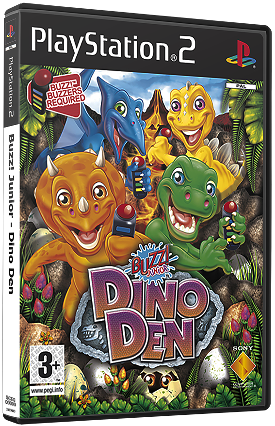 แผ่นเกมส์ PS2 : Buzz! Junior - Dino Den