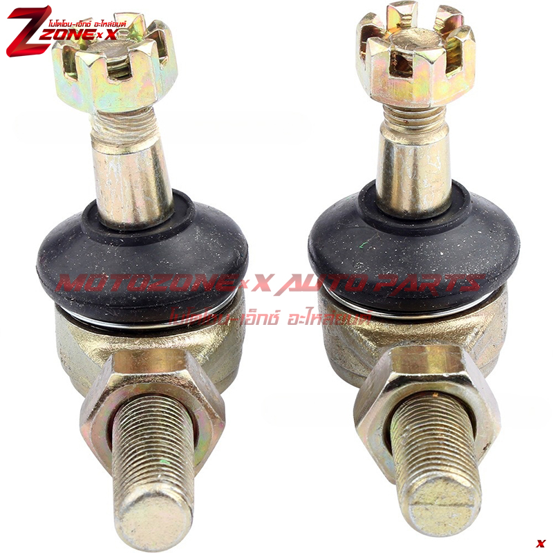 ลูกหมากคันชักเกลียว 1คู่ M10*M12 ATV tie rod ball joint For ATV Go Kart Dune Buggy 150cc 250cc Quad Dirt Bike ZONE-X(โซน-เอ็กซ์) อะไหล่ Part