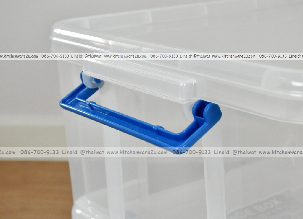 P13625 กล่องเอนกประสงค์ มีล้อ 33 ลิตร (39.2*54*24 cm) No.CK-21 เกรดเอ (ราคาขายส่งต่อ 1 โหล: 12 ใบ:เฉลี่ย 325 บต่อใบ)