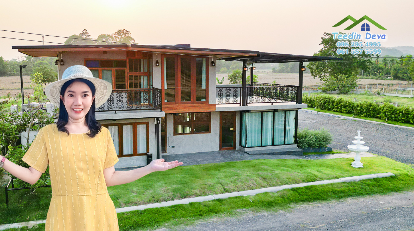 🏡✨ บ้านหรู พร้อมที่ดิน 1 ไร่ ✨🏡 วิวเขาใหญ่ & ทุ่งนา บรรยากาศในฝัน! ต.สาริกา อ.เมือง จ.นครนายก