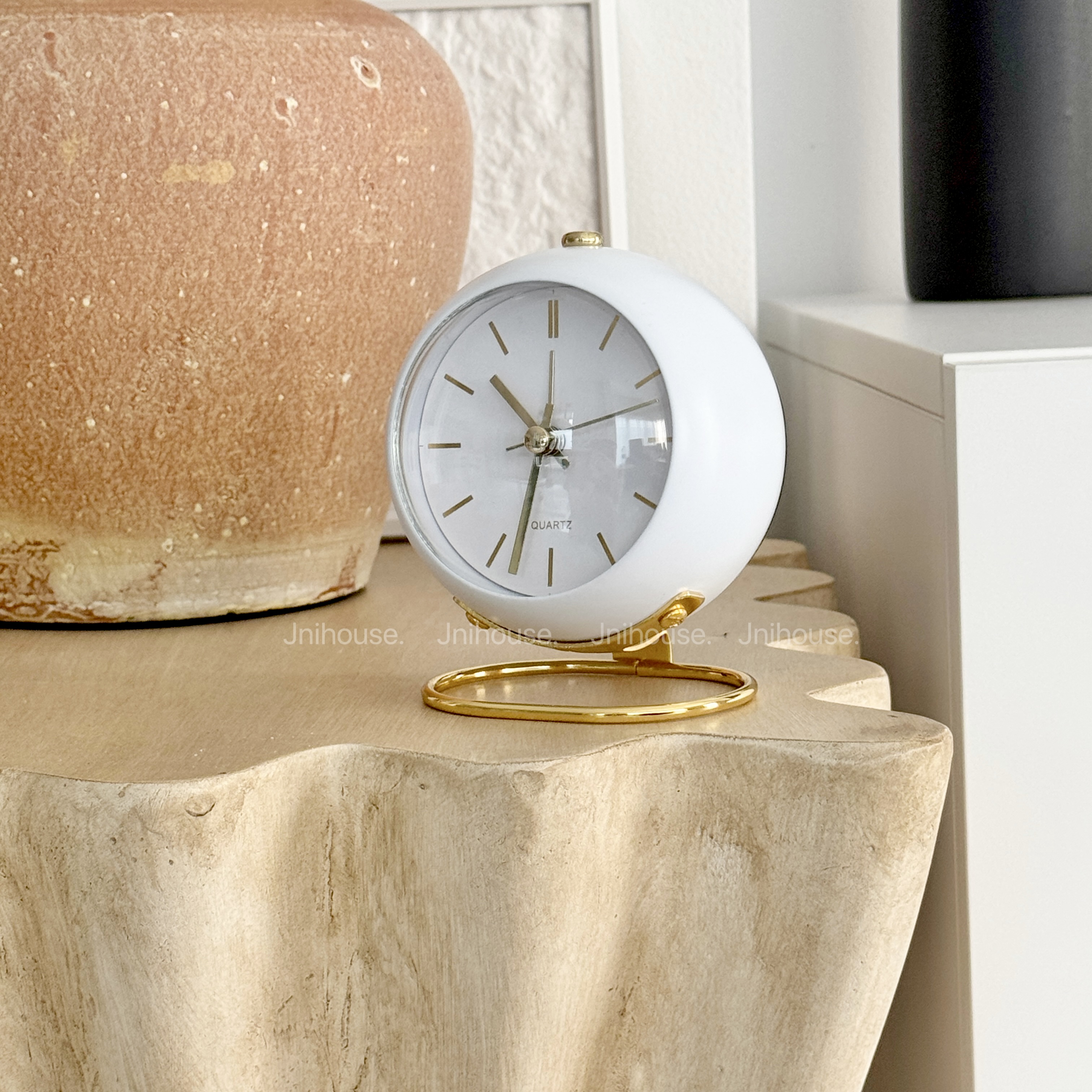 [พร้อมส่ง] Jnihouse : นาฬิกาสีพาสเทล นาฬิกาตั้งโต๊ะ (Pastel Clock)