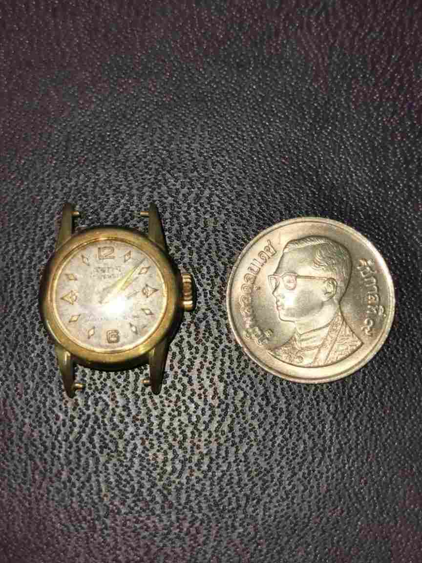 นาฬิกา ทองคำ 14K ยี่ห้อ ASTIN ของสะสม ของโบราณ เก่าเก็บ เดิมๆ รุ่นเก่า วินเทจ หายาก เรือนผู้หญิง เดิมๆ