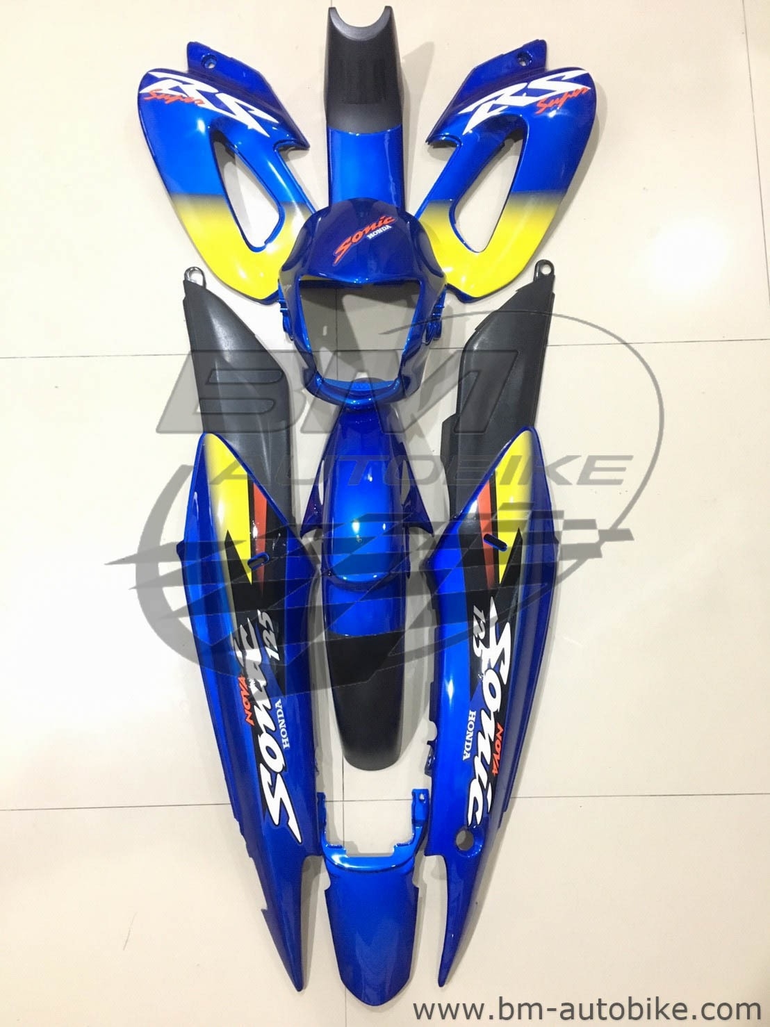 ชุดสี SONICเก่า 2000 สีน้ำเงิน325ล้วน 4 กก.