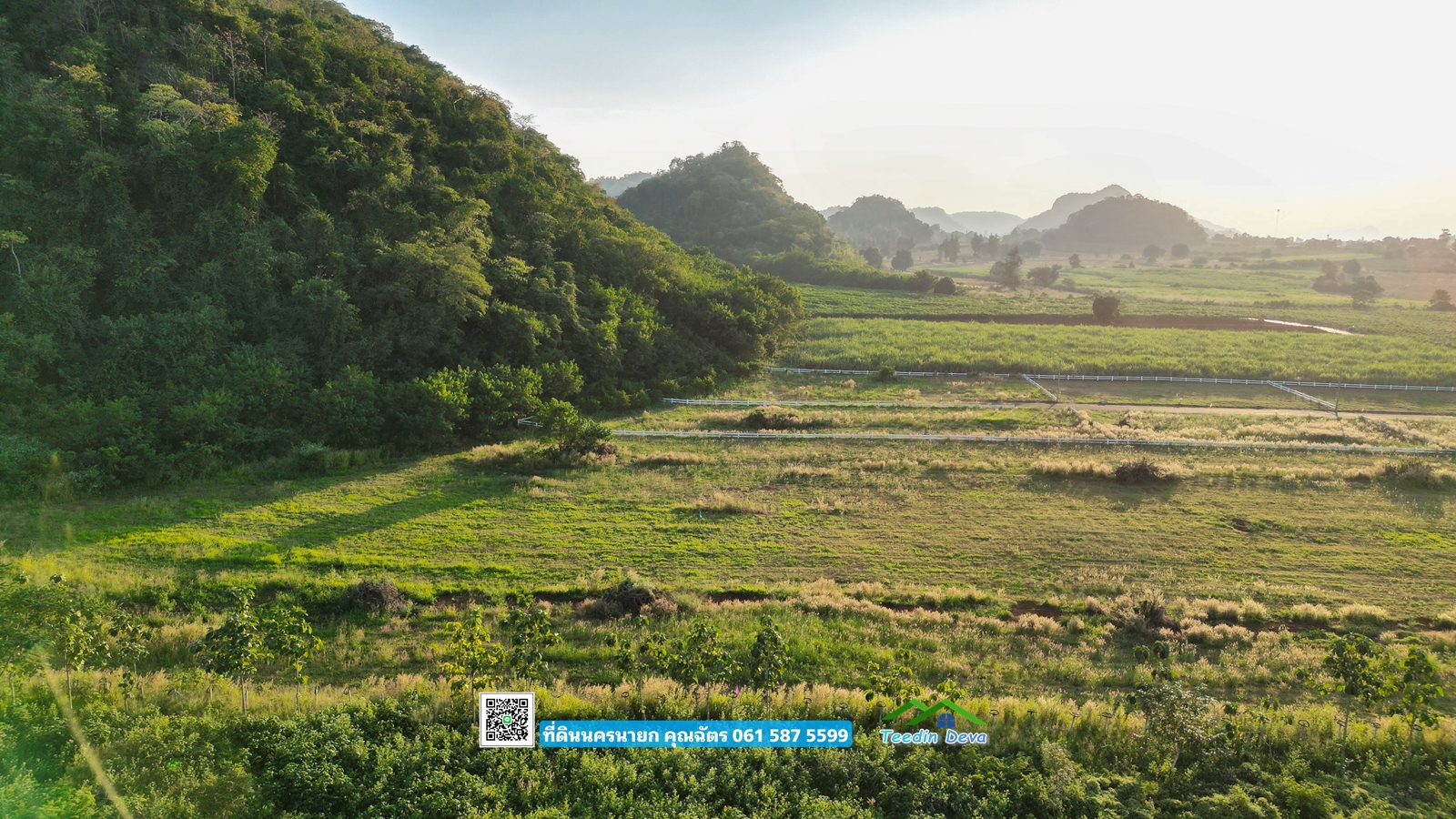 (🔴 ปิดการขาย) ที่ดินแปลงสวย ติดภูเขา บรรยากาศดี เงียบ สงบ เนื้อที่ 5 ไร่ แบ่งขายได้ เหมาะกับสร้างบ้านตากอกาศ ต.คลองม่วง อ.ปากช่อง จ.นครราชสีมา