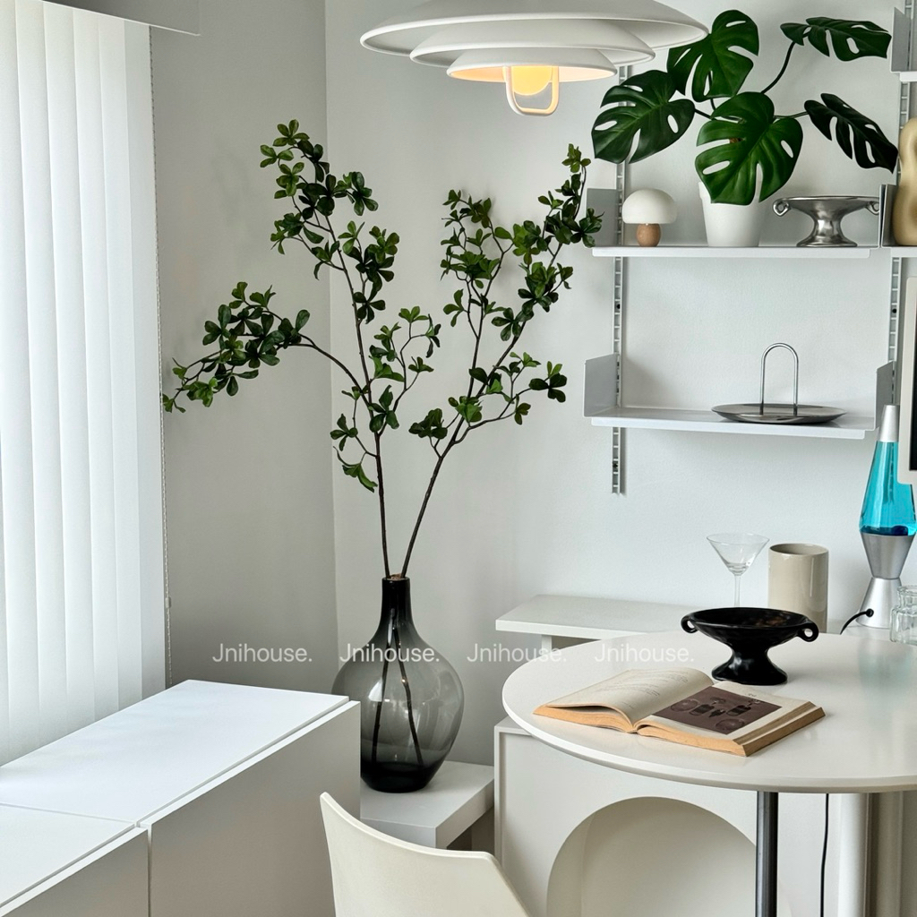 [พร้อมส่ง] Jnihouse : กิ่งไม้ประดิษฐ์ใบเขียวสูง 120cm (Premium Faux Leaf Branch)(Tree)