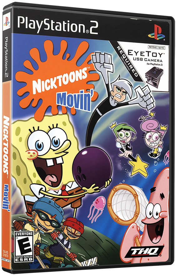 แผ่นเกมส์ PS2 : Nicktoons Movin