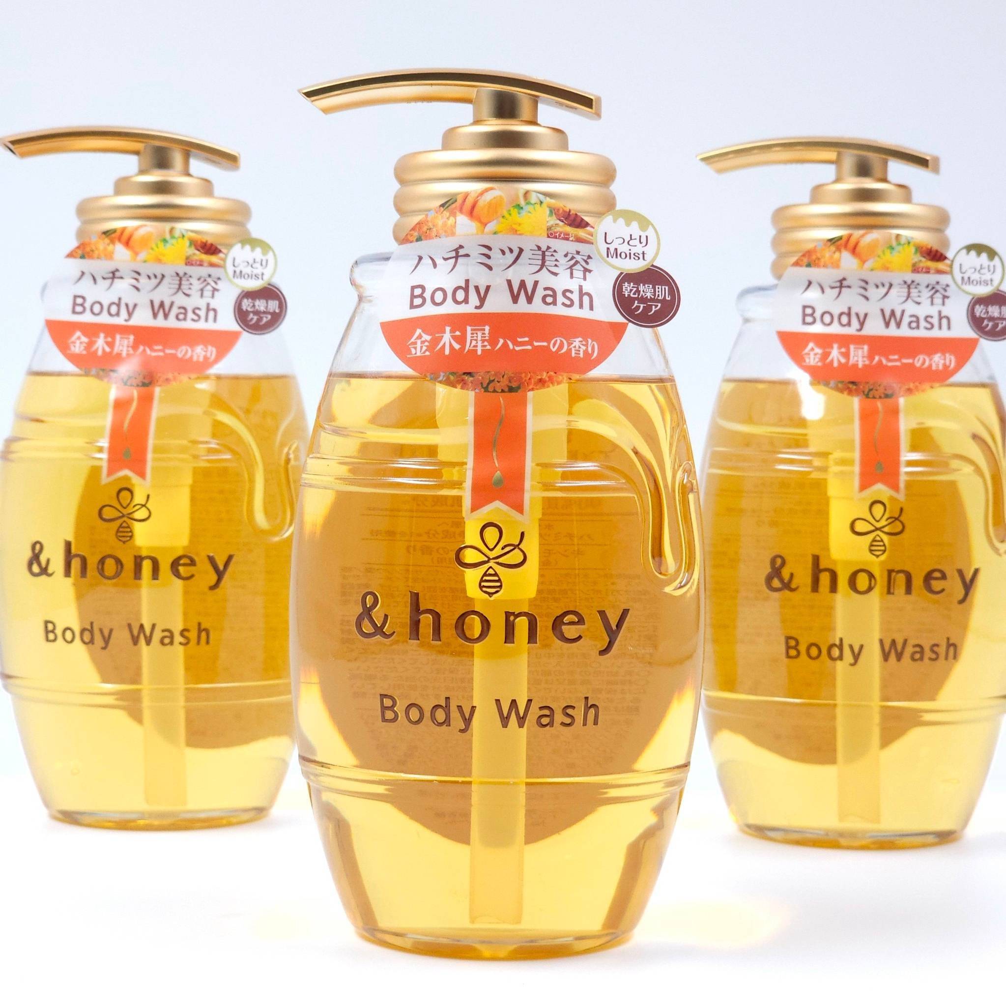 &honey body wash ディープモイスト ジェルボディウォッシュ ครีมอาบน้ำน้ำผึ้ง สบู่น้ำผึ้ง 500ml