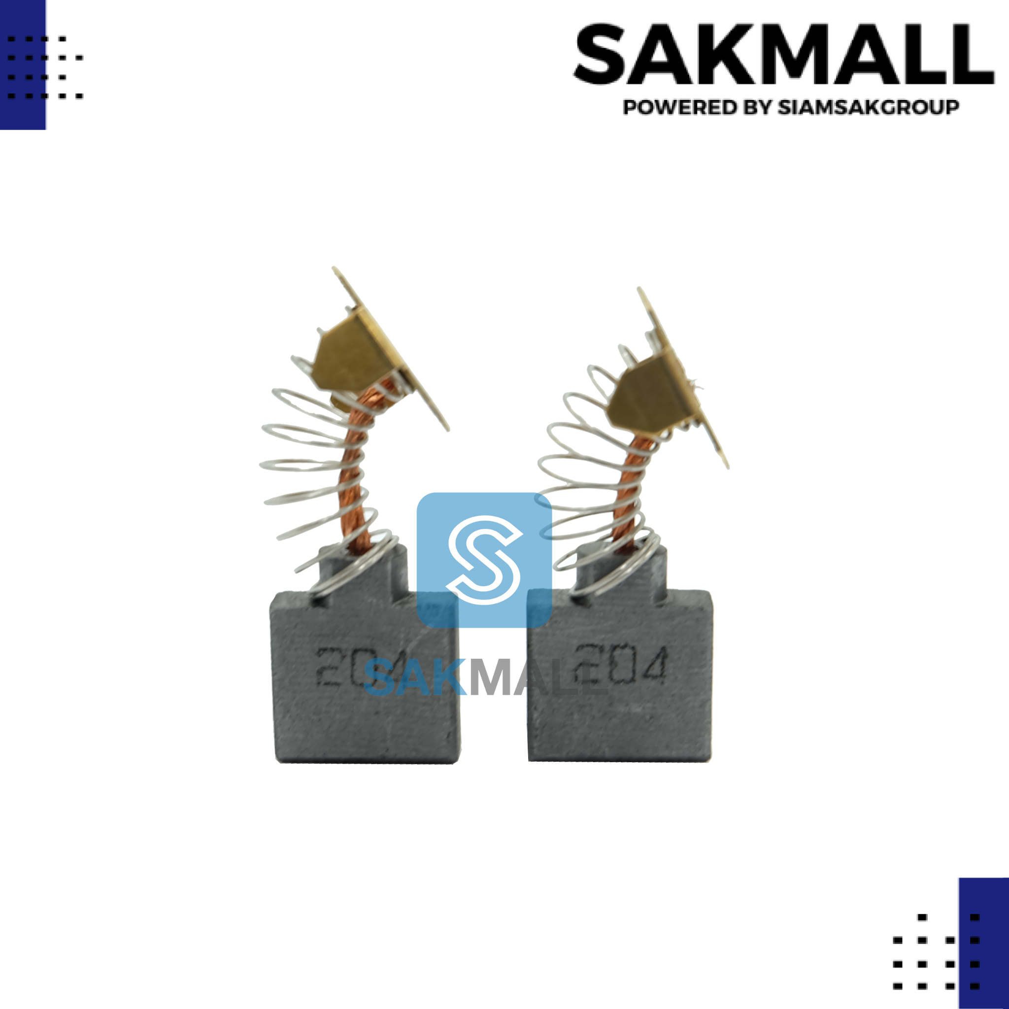 ชุดแปรงถ่าน TASANI อย่างดี CB-204 (makita)