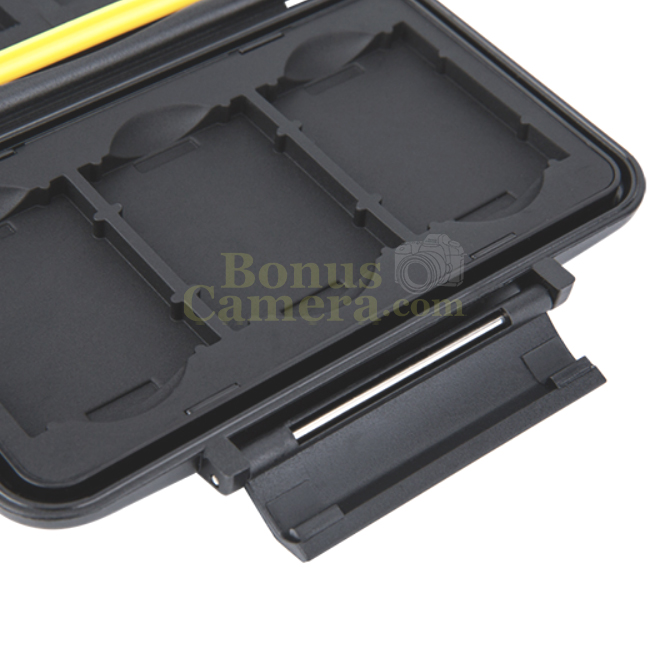 MC-XQDCF5 กล่องเก็บ XQD card ได้ 3 ชิ้น และ CF card ได้ 2 ชิ้น Memory Card case for 3 XQD Card + 2 CF Card