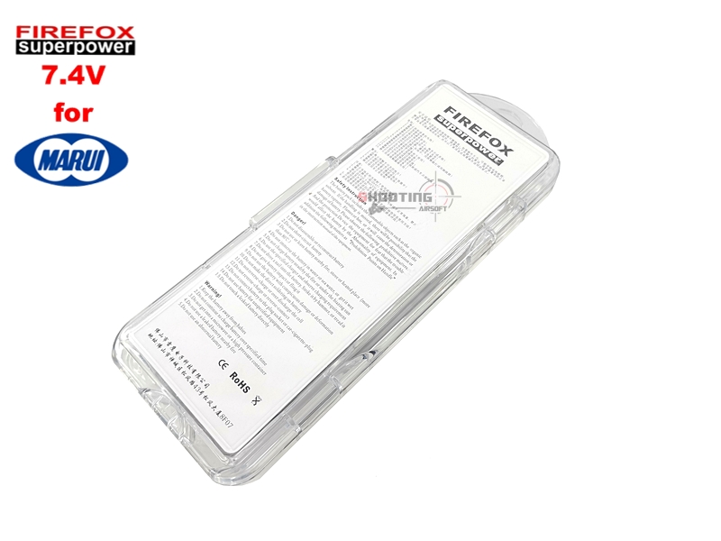 แบตลิโพ Firefox 15C 1100mAh 7.4V for Tokyo Marui