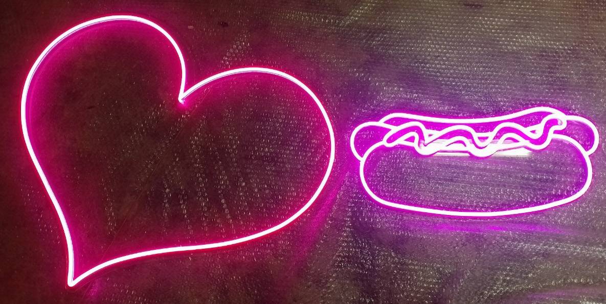 #ป้ายไฟนีออนดัดled