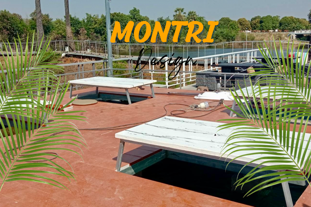 แผ่นท็อปโต๊ะ แผ่นท๊อปโต๊ะ เจาะรูตรงกลางเพื่อใส่ร่ม ,หรือเจาะรูเพื่อวางเตาปิ้งย่าง