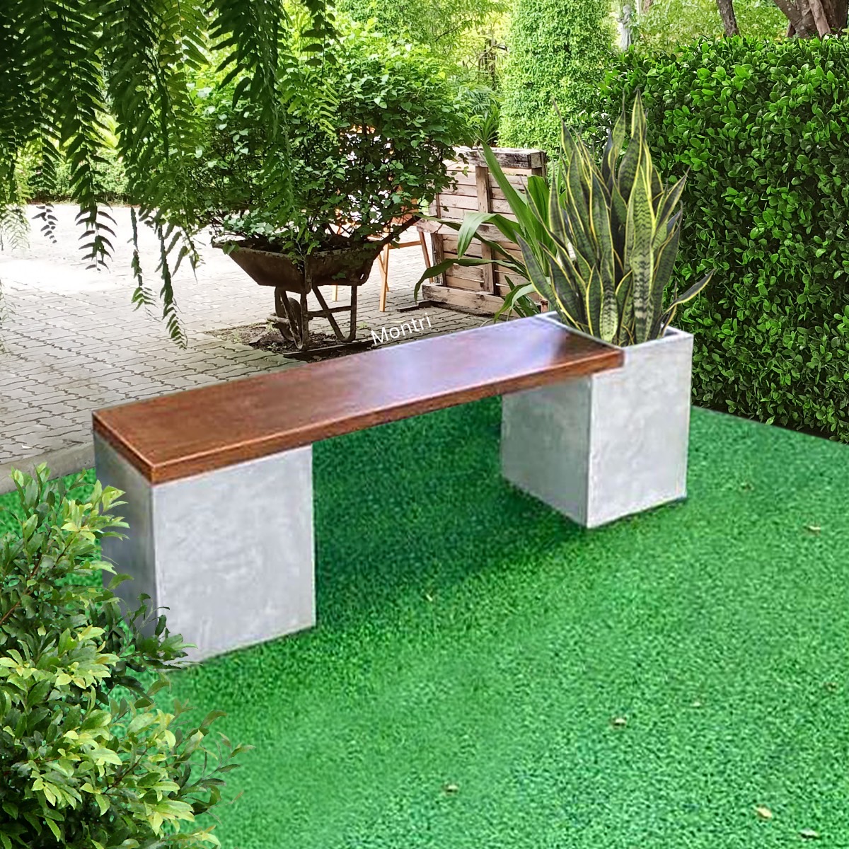 ม้านั่งสนามดีไซน์ทันสมัย ตอบโจทย์ทุกโครงการ ไม่ว่าจะวางในสวนพื้นที่บ้านสวนตัวก็ลงตัว ทนแดดและฝน ขนาด 127 cm.