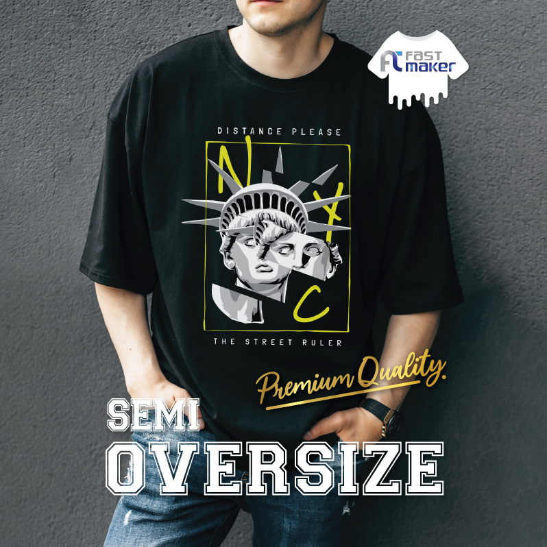 สกรีนเสื้อพรีเมี่ยมเซมิโอเวอร์ไซส์ (DTG) แขนสั้น แขนยาว เนื้อผ้า GILDAN ULTRA ไม่มีขั้นต่ำ