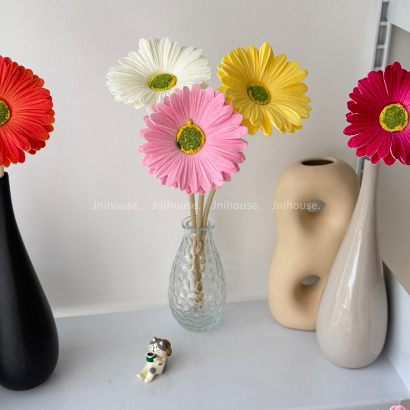 [พร้อมส่ง] Jnihouse : ดอกเยอบีร่า ดอกไม้ประดิษฐ์ [Artificial Gerbera]