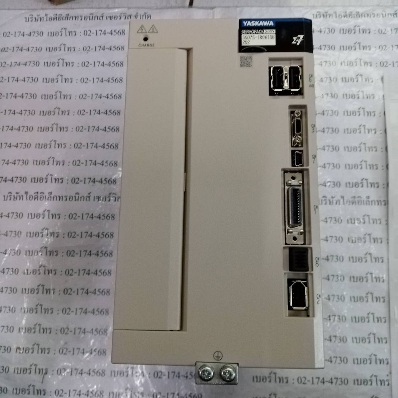 ขาย SGD7S-180A10B202 SERVO DRIVE "YASKAWA"
