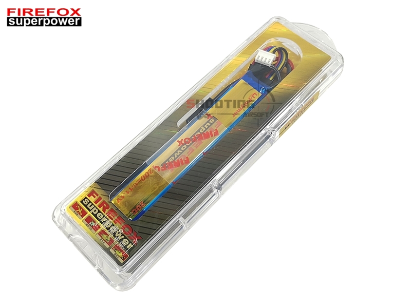 Set แบตลิโพ Firefox 20c 1200mAh 11.1v (แยกเซลล์) พร้อมเครื่องชาร์จ B3