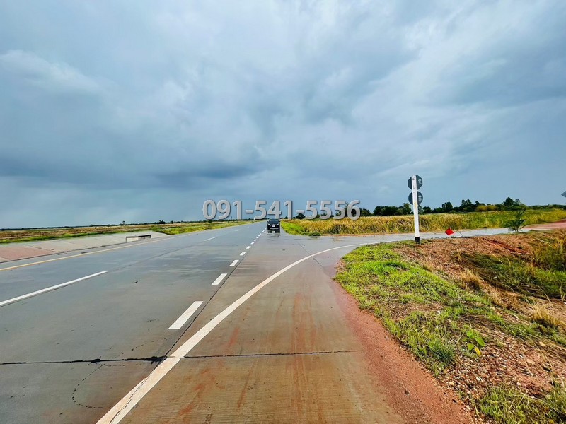 ขายที่ดิน 9-2-67.7 ไร่ ถนนวงแหวนรอบเมือง 290 เหนือตอน 2 ต.กำปัง อ.โนนไทย นครราชสีมา รูปแปลงที่ดินถุงเงินถุงทอง