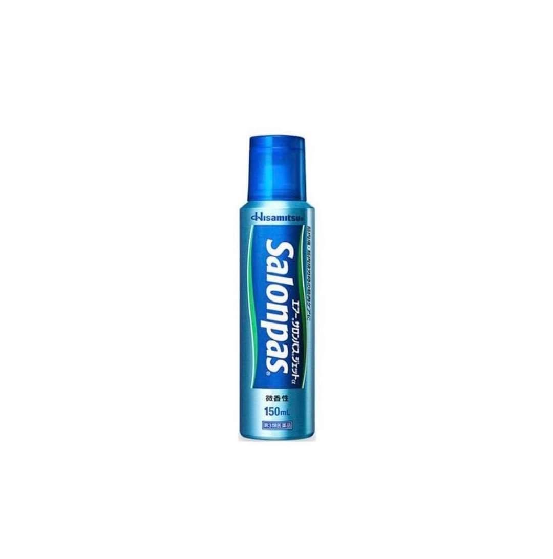 สเปรย์บรรเทาอาการเคล็ด ขัด ยอก ปวดเมื่อยกล้ามเนื้อ Hisamitsu Salonpas Air jet spray 150 ml