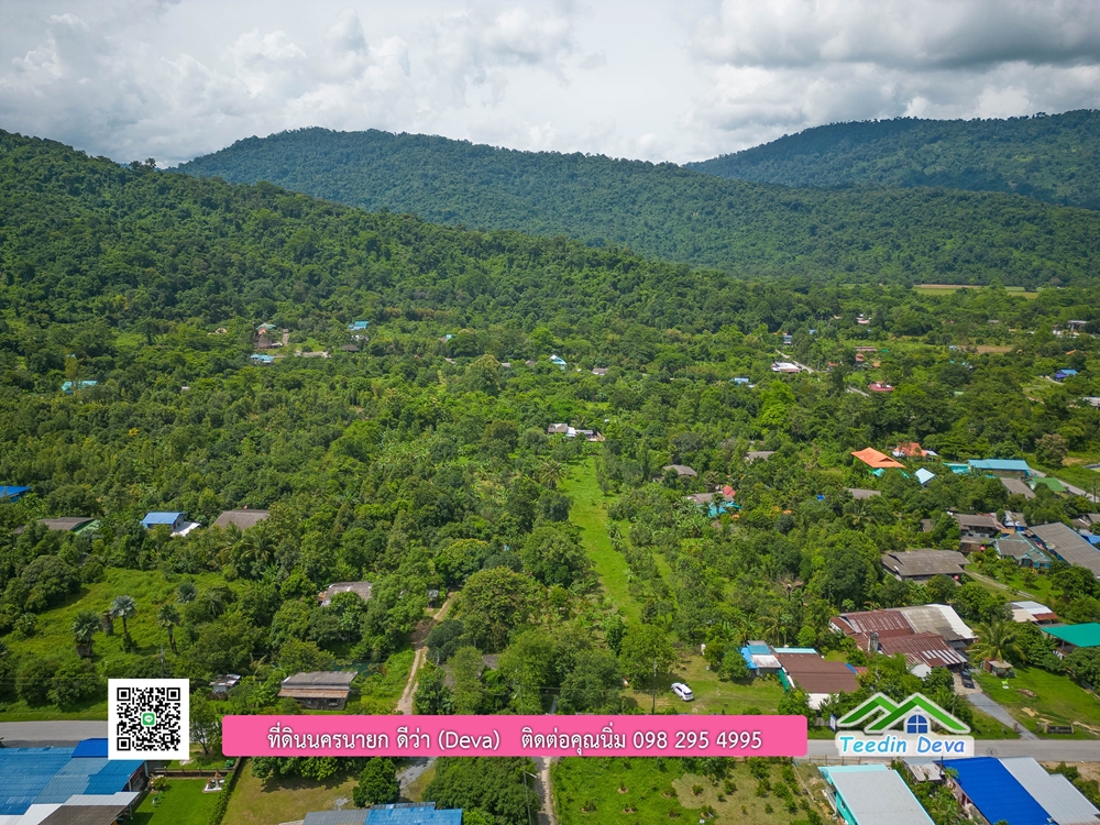 ที่ดินนครนายก สวนผลไม้ 2 ไร่ มีต้นพะยูง ต้นสักทอง ทุเรียน กาแฟ อยู่ใกล้เขื่อนขุนด่าน ต.สาริกา อ.เมือง จ.นครนายก