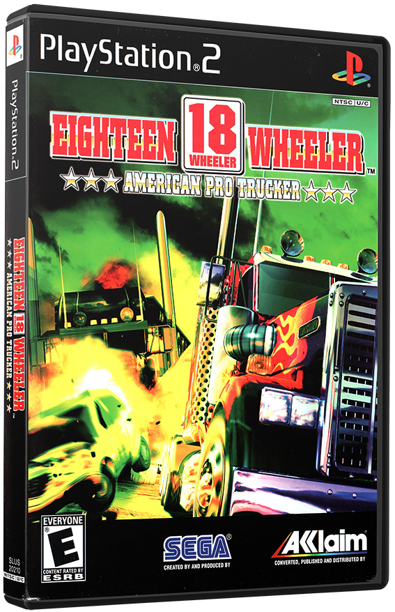 แผ่นเกมส์ PS2 : 18 Wheeler - American Pro Trucker