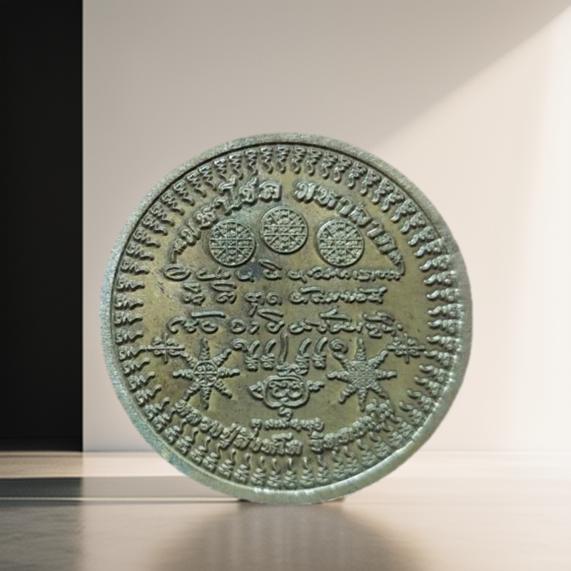 เหรียญนารายณ์ทรงสุบรรณ หลวงปู่สิงห์โต สำนักสงฆ์ป่าทรงธรรม จ.อุบลราชธานี ปี 2567