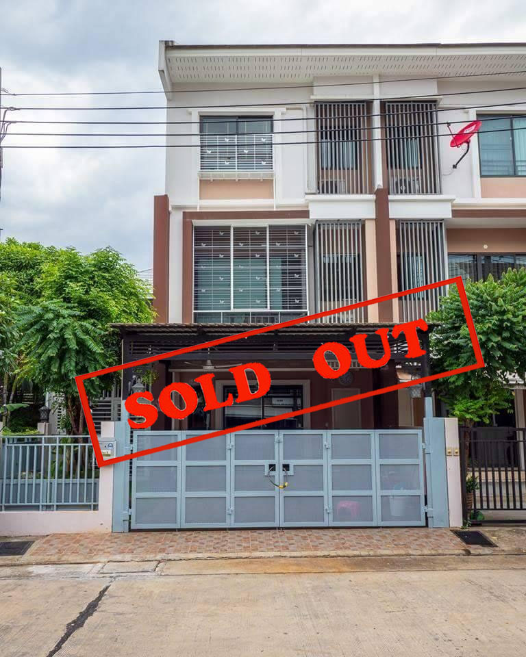 ให้เช่า Townhouse The private อ่อนนุช36 พร้อม เฟอร์นิเจอร์ (N.1133)