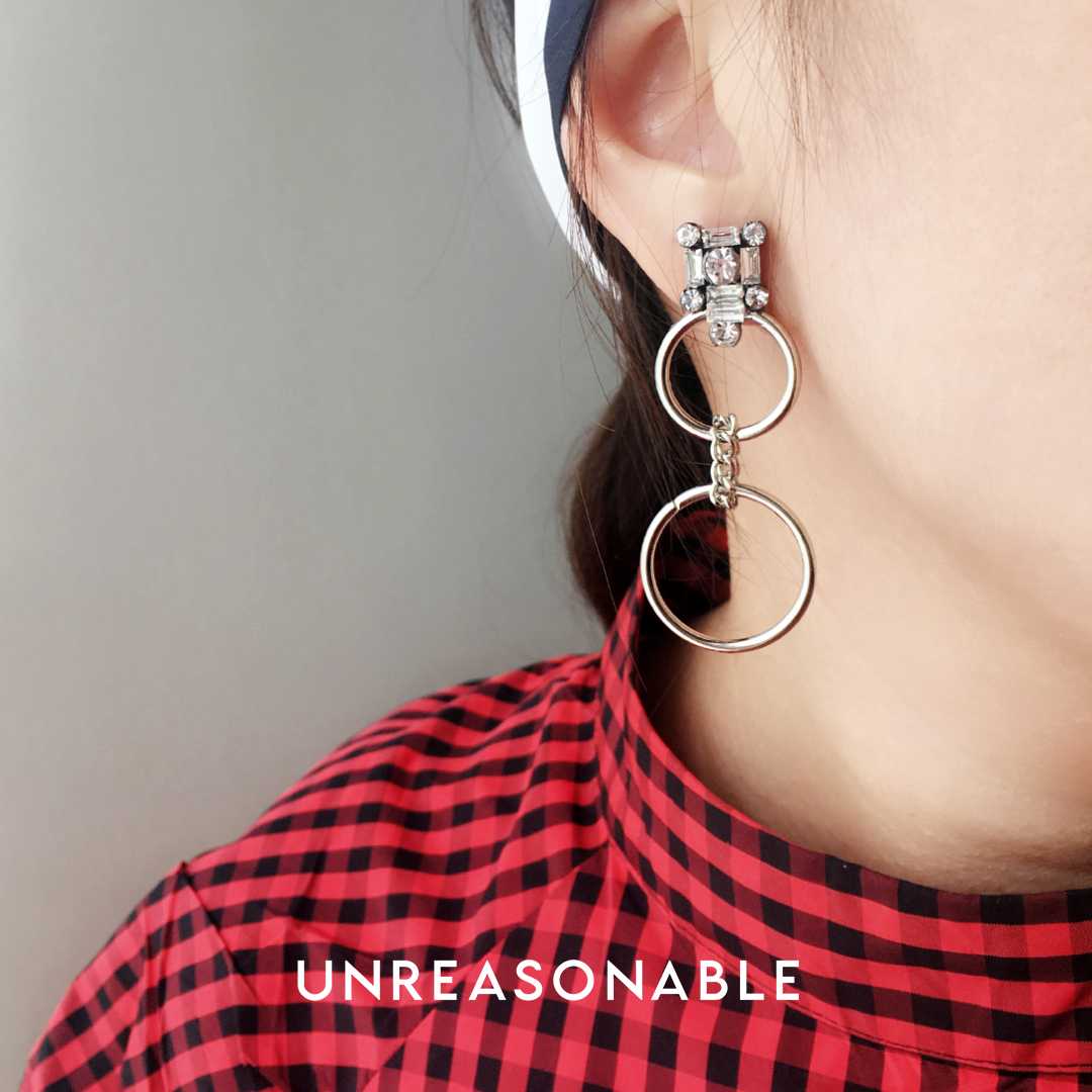 ต่างหู ต่างหู น้ำหนักเบา สวยใส่สบาย UA0732-01 Unreasonable Accessories