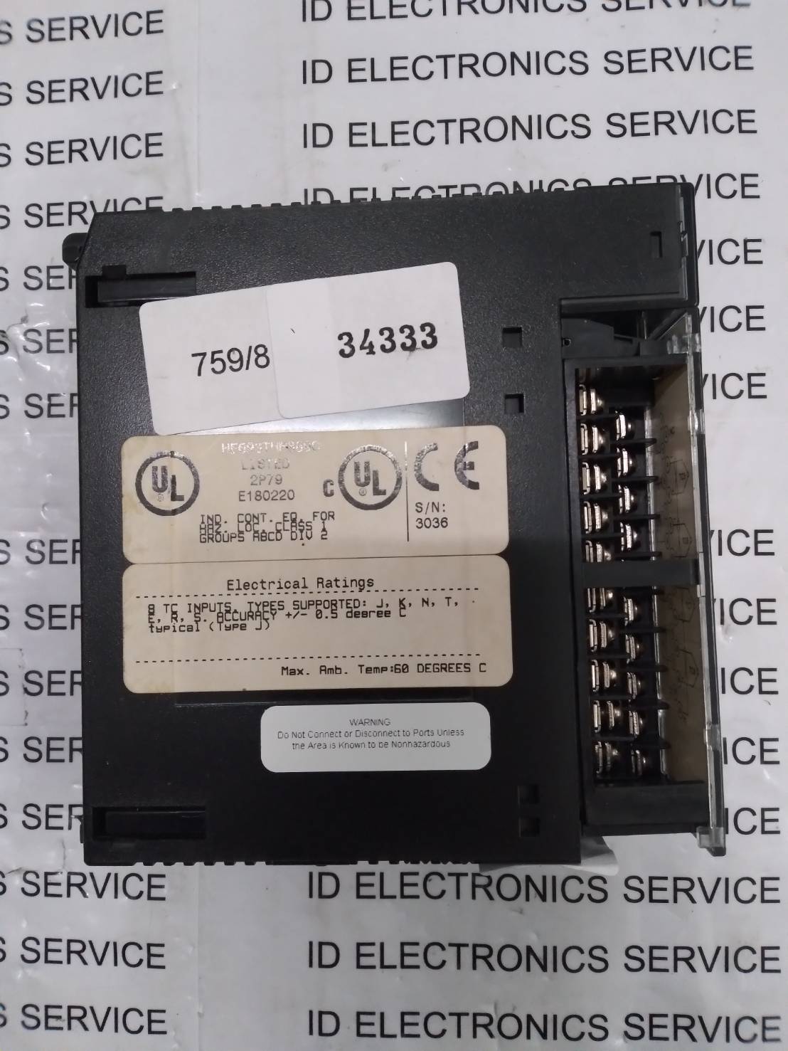 PLC " GE FANUC " MODEL : HE693THM889C