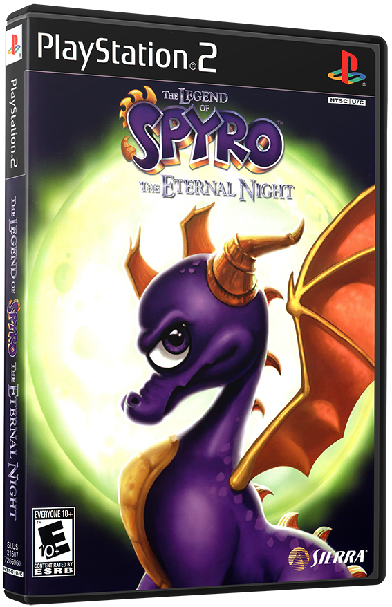 แผ่นเกมส์ PS2 : Legend of Spyro, The - The Eternal Night