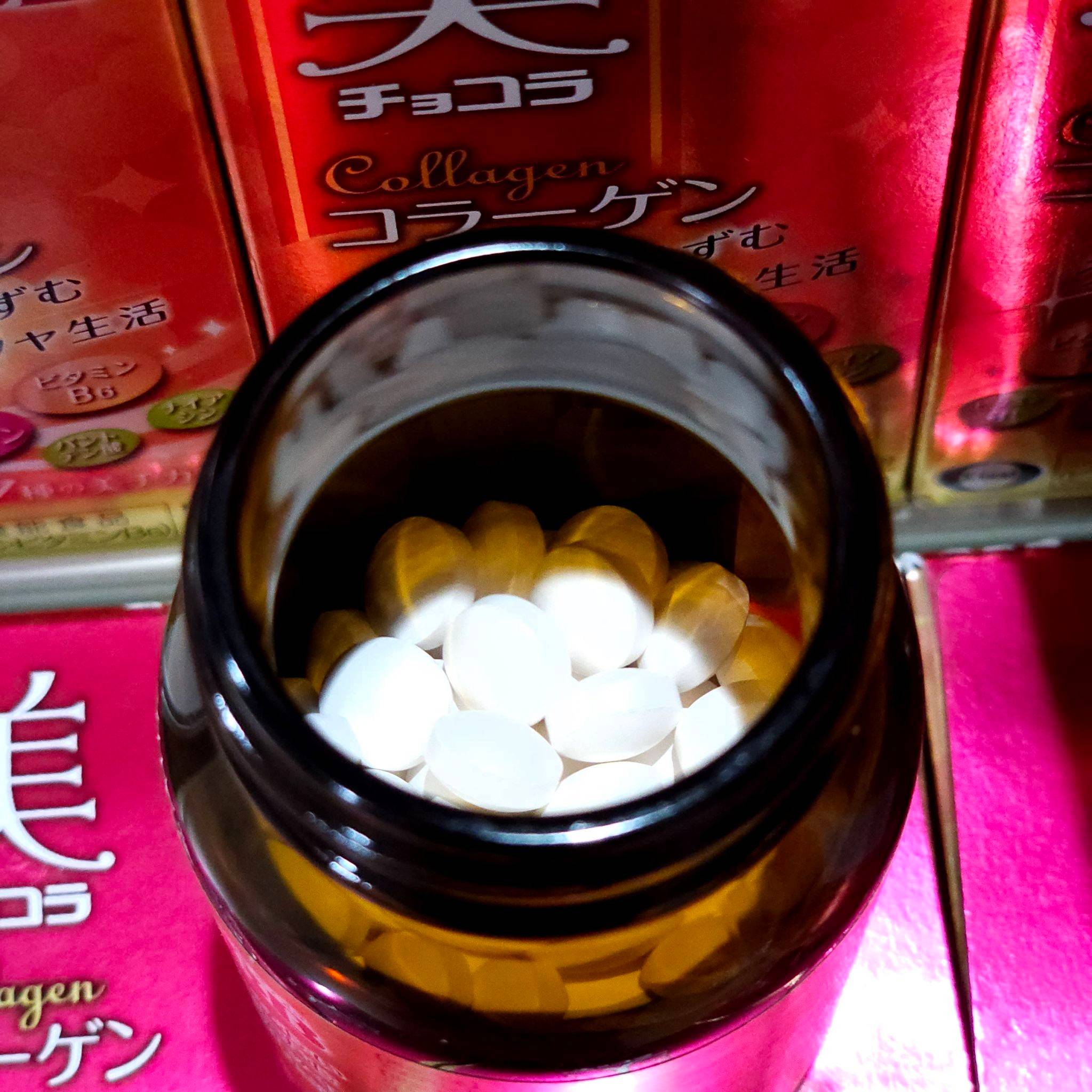 Beauty Chocola BB Collagen 120 tablets คอลลาเจนที่มาในรูปแบบเม็ด อัดรวมกับวิตามินรวมหลายชนิด