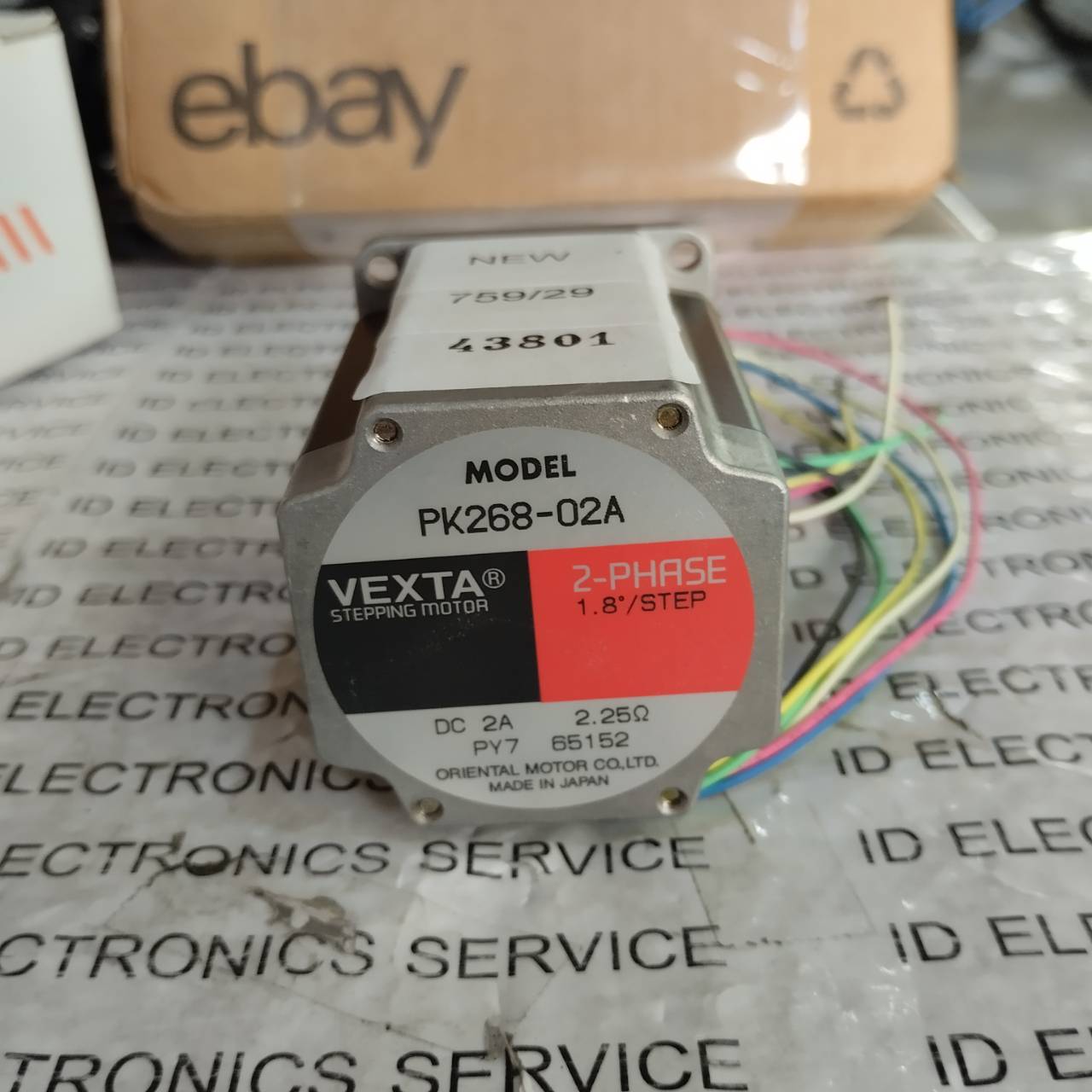 SERVO MOTOR " VEXTA " MODEL : PK268-02A