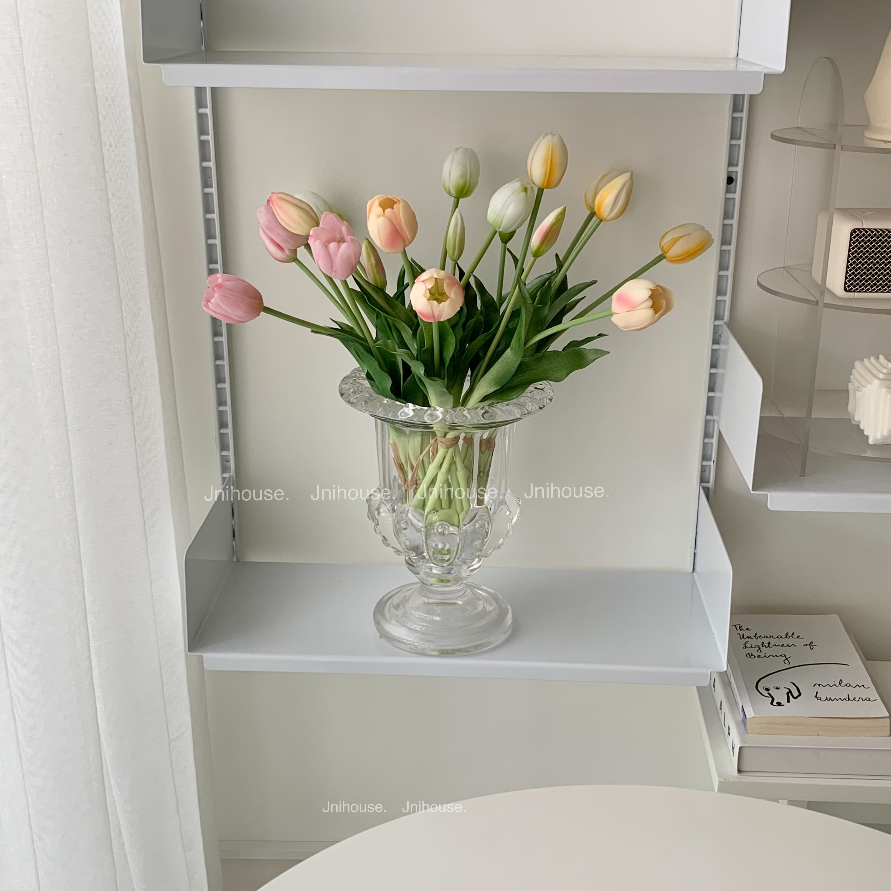 [พร้อมส่ง] Jnihouse : Glass Vase แจกันดอกไม้ แจกันแก้วใส