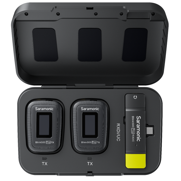 Saramonic Blink500 Pro B6 ไมโครโฟนไร้สาย คลื่น2.4GHz สำหรับอุปกรณ์ที่รองรับ Tpye-C (1ตัวรับ1ส่ง)