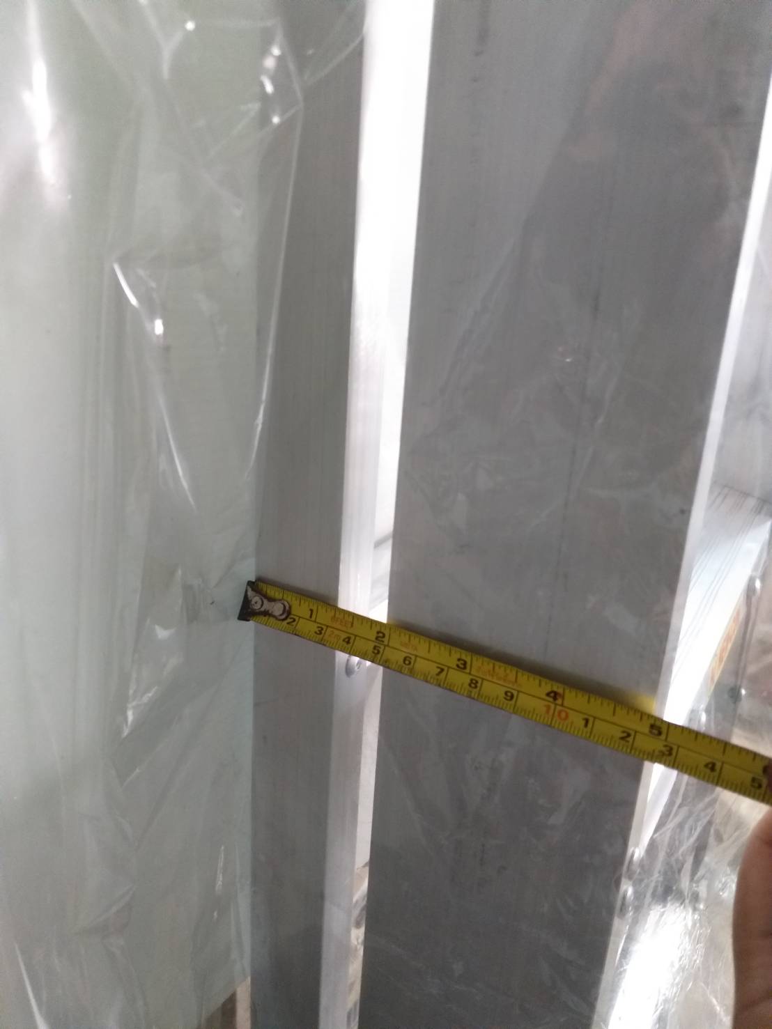 บันไดอลูมิเนียม ทรงA ขึ้นลงทางเดียว 7 ขั้น ยี่ห้อ NEWCON