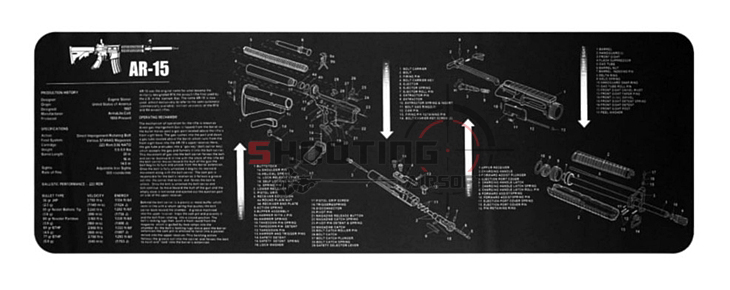 แผ่นรองเอนกประสงค์ Gun Cleaning Pad 300x900mm