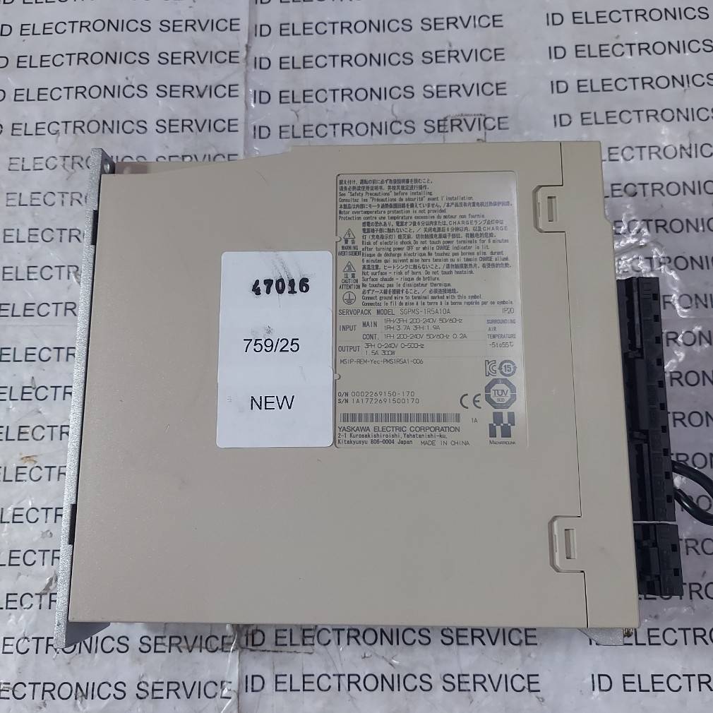 SGPMS-1R5A10A DRIVE "YASKAWA"