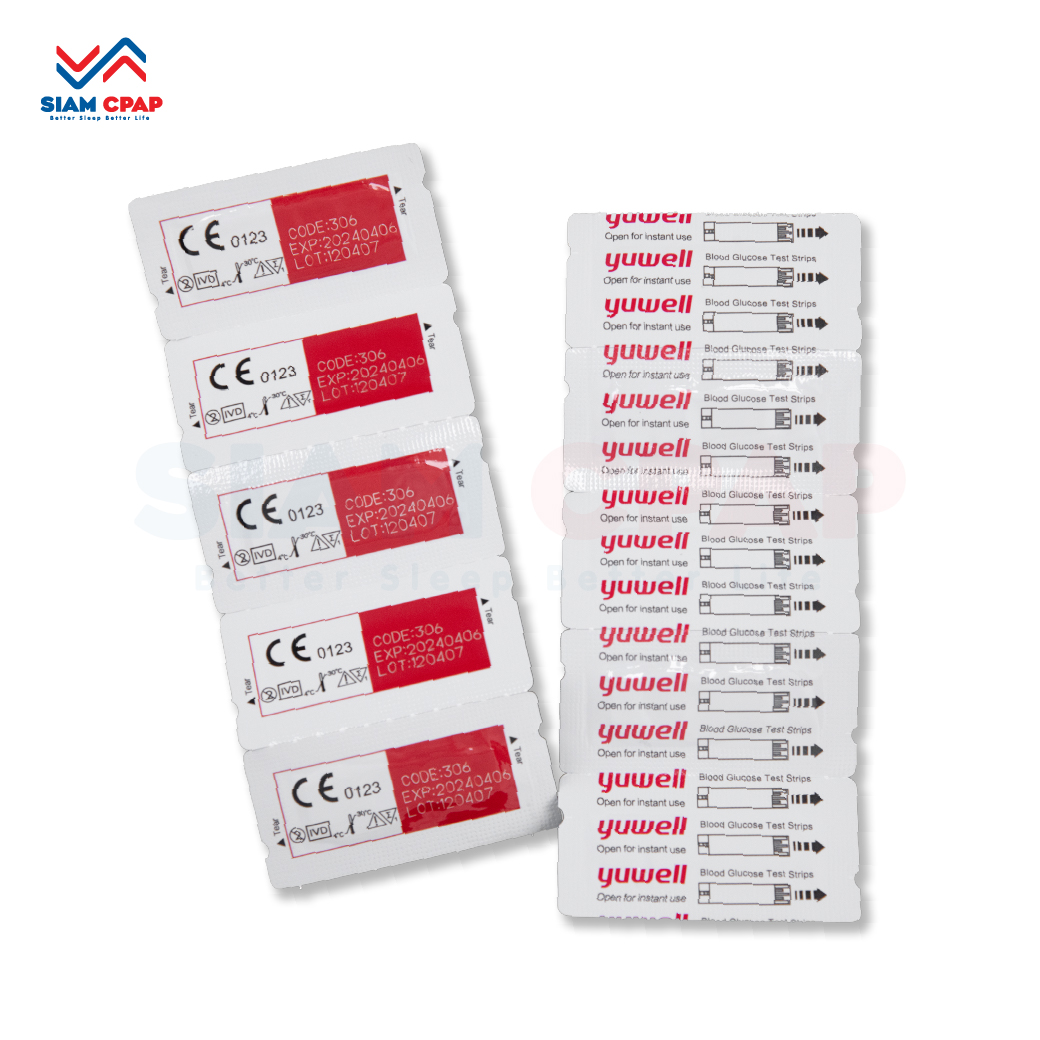 เครื่องตรวจวัดระดับน้ำตาลในเลือด YUWELL Blood Glucose Monitoring System รุ่น 582 ประศูนย์ไทยตลอดอายุการใช้งาน