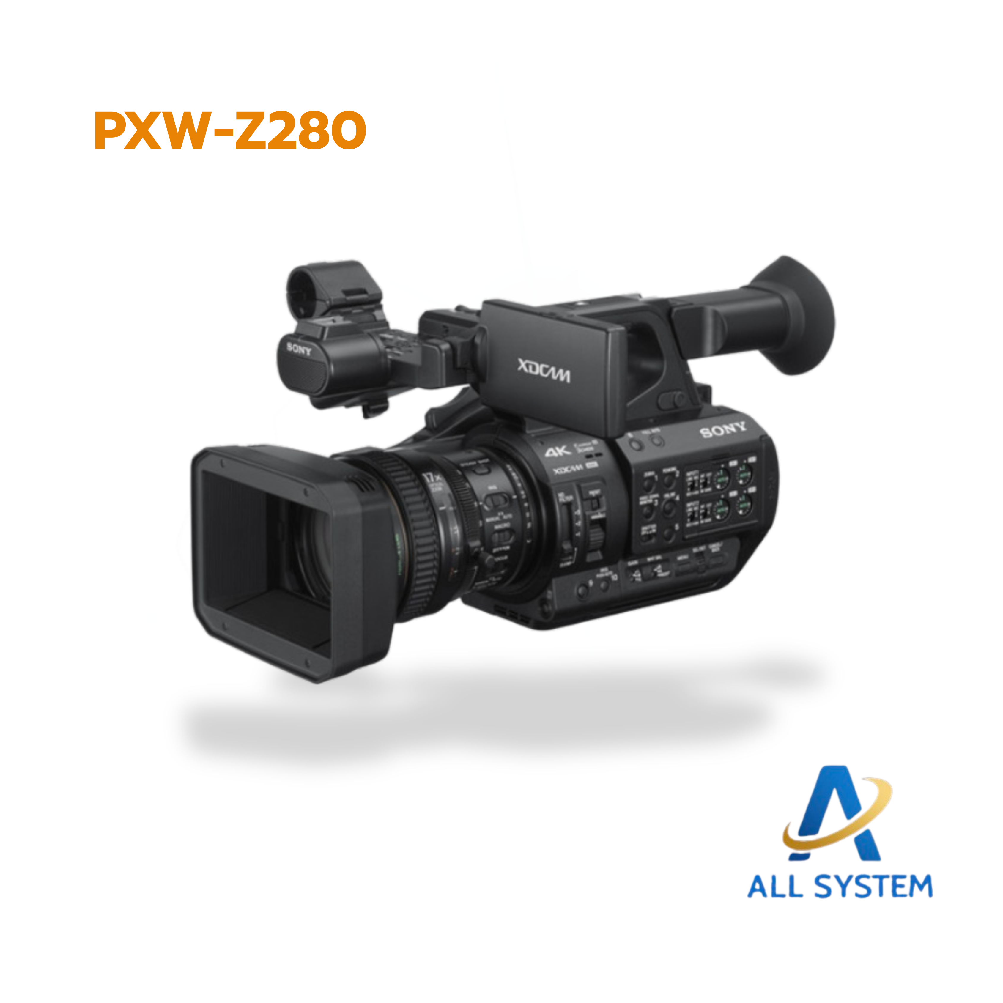 PXW-Z280 Sony 4K 3-CMOS 1/2" Sensor XDCAM Camcorder