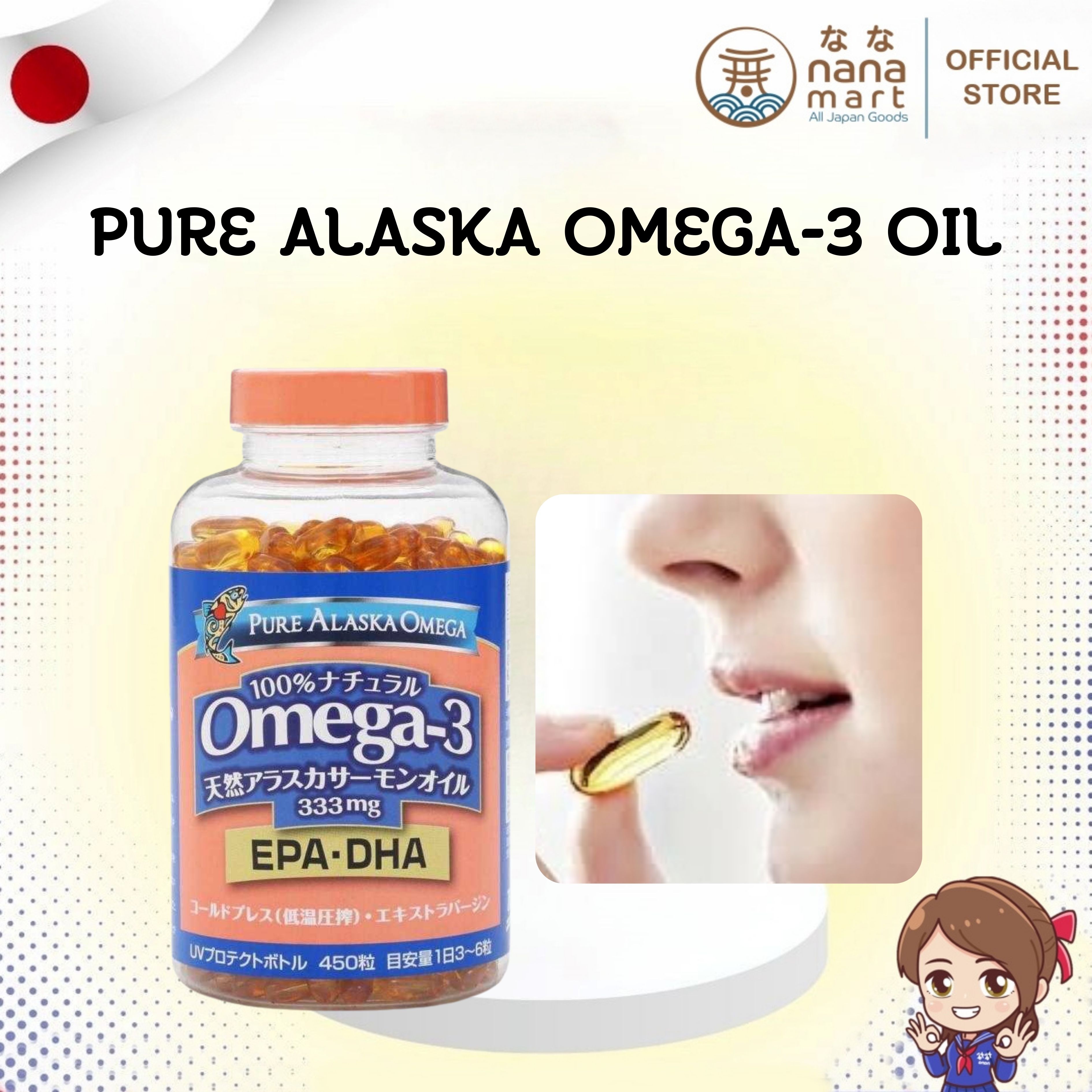 ✨🐟 โอเมก้า 3 Pure Alaska Omega-3 100% Natural Salmon Oil 333mg 🐟✨