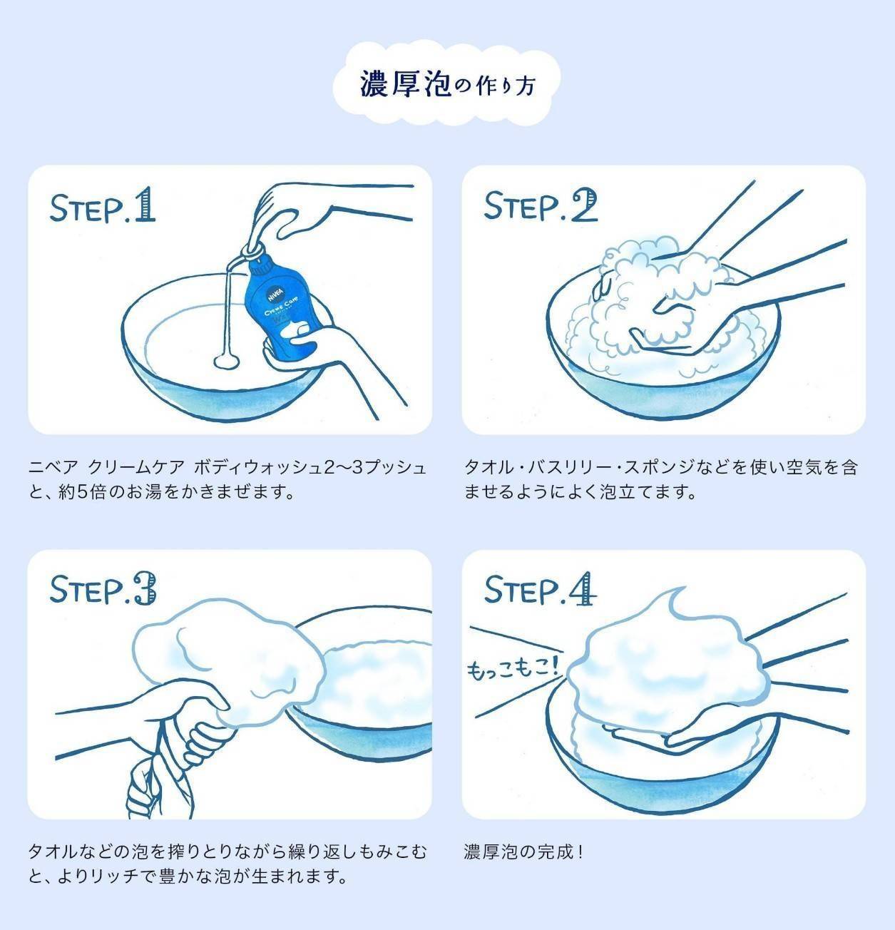 ครีมอาบน้ำ NIVEA CREAM CARE BODY WASH 480 ml กลิ่น French rose