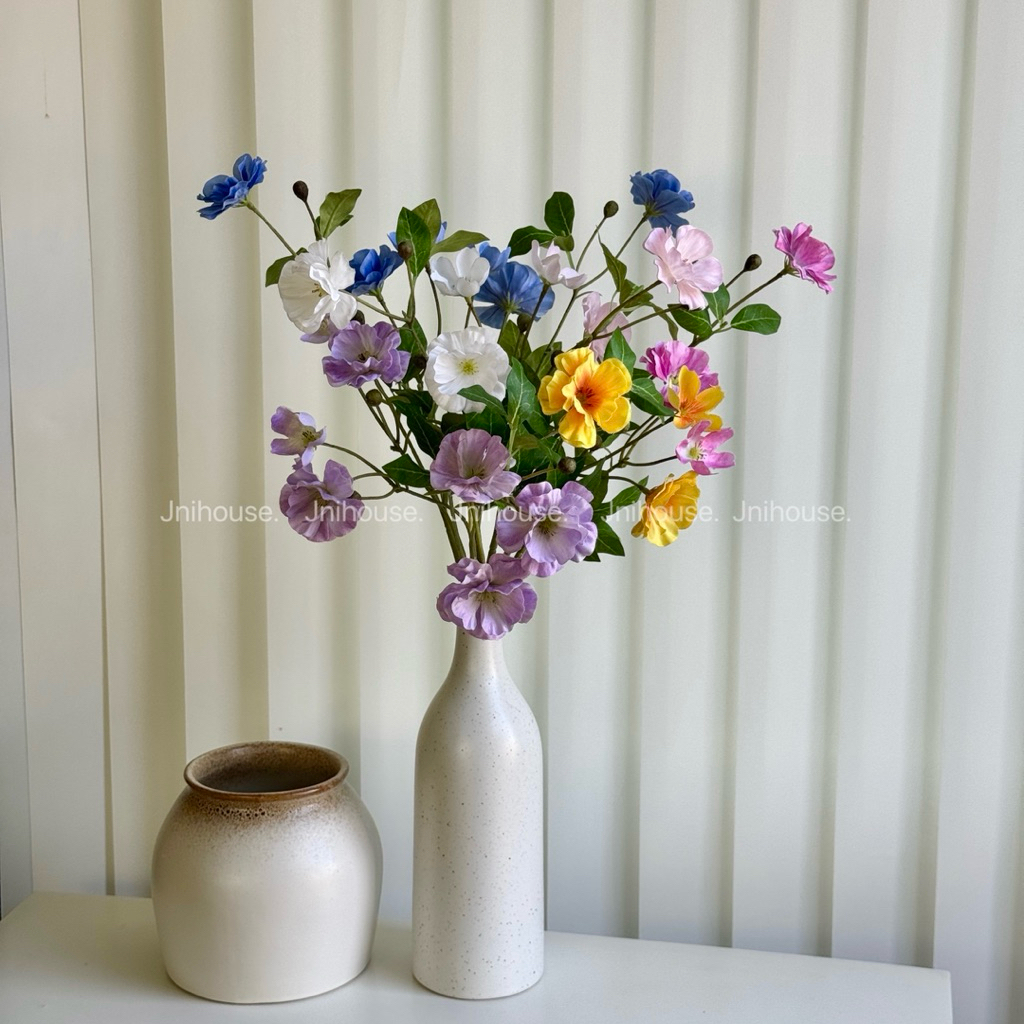 [พร้อมส่ง] Jnihouse : ช่อดอกไม้ 8 ก้านคละสี